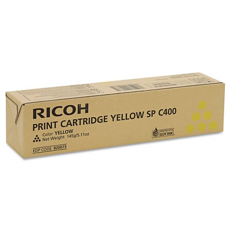 Ricoh Toner, 6000 Page Yield, Yellow 820073